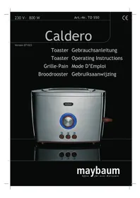 Notice Maybaum CALDERO TO 550 Grille pain