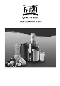 Notice FRITEL JE 3877 Extracteur de jus