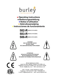 Notice Burley 586R Chauffage