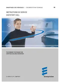Notice Eberspacher EASYSTART CALL Chauffage auxiliaire pour véhicule