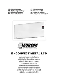 Eurom EConvect metal LCD - Elektrische convector