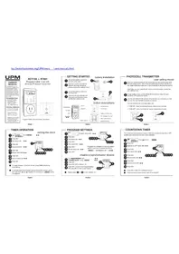 Notice UPM RCT100 Commutateur
