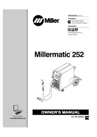 Notice Miller MATIC 252 Poste à souder