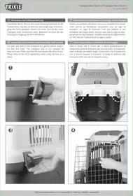 Notice Trixie SKUDO 4 Cage de transport pour animaux