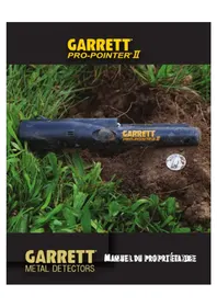 Notice GARRETT PRO POINTER Détecteur