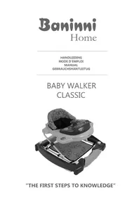 Notice Baninni CLASSIC 2IN1 Trotteur pour bébé