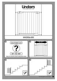 Notice Lindam SURE SHUT ORTO Barrière de sécurité enfant