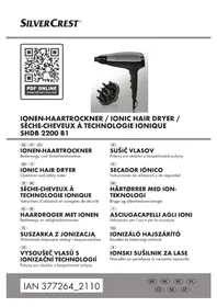 Notice SILVERCREST SHTD 2200D A1 Sušič vlasov