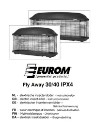 Eurom Fly Away 40 IPX4 - Elektrische insectendoder