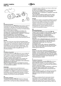 Notice Profile PSE135 Caméra de surveillance