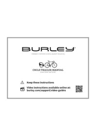 Notice Burley ENCORE Remorque pour vélo