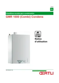 Notice Oertli GMR 1000 CONDENS Chaudière de chauffage central