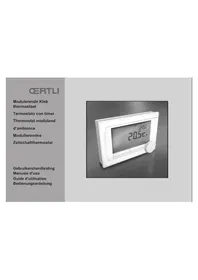 Notice Oertli RS200 Thermostaat