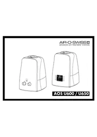 Notice AIR-O-SWISS AOS U650 Humidificateur