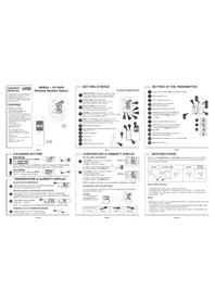 Notice UPM WT440H Station Météo