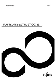 Notice FUJITSU STYLISTIC Q736 Tablet