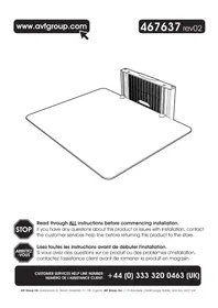 Notice AVF ZMS1100 Support mural