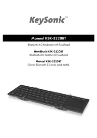 Notice KeySonic KSK3220BT Clavier
