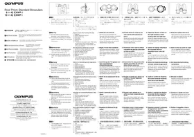 Notice OLYMPUS 10X42EXWPI Jumelles
