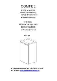 Notice COMFEE HS120 Koelkast