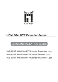 Notice LEVELONE HVE9010 Extension audio/video
