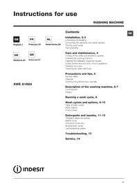 INDESIT XWE 81683X - Πλυντήριο