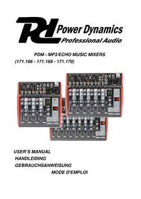 Power Dynamics PDML905 171.170 - Mengpaneel