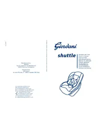 Notice Giordani SHUTTLE Autostoel