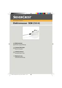 Notice SILVERCREST SEM 250 A1 Couteau