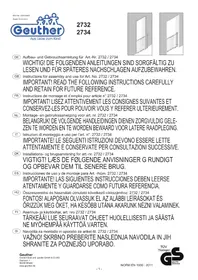 Notice Geuther 2732 Barrière de sécurité enfant