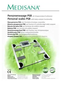 Notice MEDISANA PSB Waagen