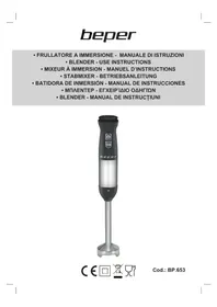 Notice Beper BP.653 Mixeur plongeant