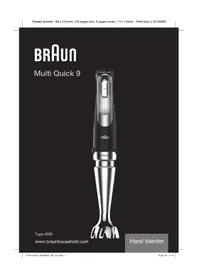 BRAUN Multiquick 9 MQ 9045X - Blender