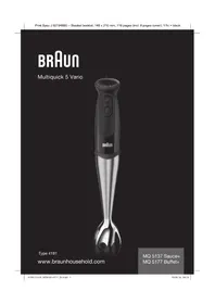 BRAUN Multiquick 5 Vario MQ 5137 Sauce+ - Blender