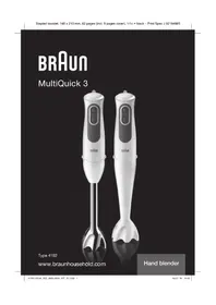 BRAUN Multiquick 3 MQ 3020 Pesto - Блендер