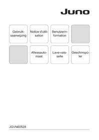 Notice JUNO JGVN60528 Vaatwassers