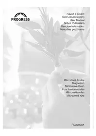 Notice PROGRESS PM20800X Four à micro-ondes