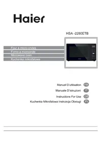 HAIER HSA2280ETB - Four à micro-ondes