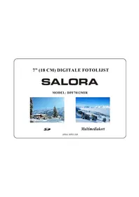 SALORA DPF7012MIR - Digitale fotolijst