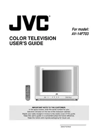 JVC AV14F703 - Television