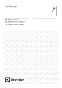 Notice ELECTROLUX EUF1900AOW Dondurucu