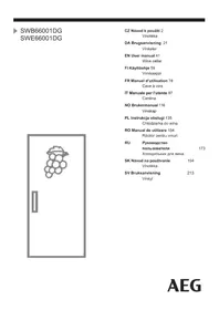 Notice AEG SWE63001DG Lodówka