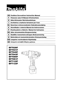 MAKITA BFT080F - Ruuvinväännin