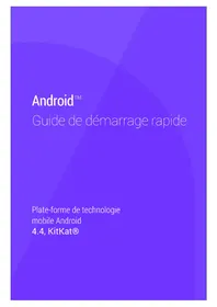 Notice GOOGLE ANDROID 4.4 KITKAT Téléphone mobile