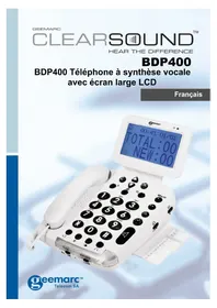 Notice GEEMARC BDP400 Téléphone