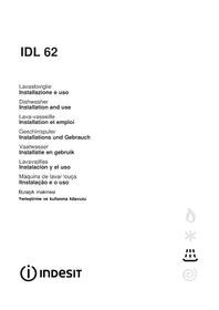 Notice INDESIT IDL 62 EU Bulaşık makineleri