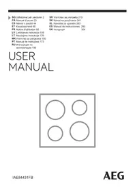 Notice AEG IAE84431FB Cuina