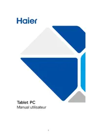 Notice HAIER PAD 712 Tablette