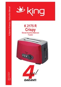 Notice KING K 2175 R CRISPY Grille pain