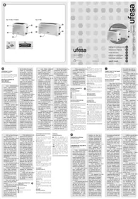 Notice UFESA ACTIVA TT7361 Grille pain